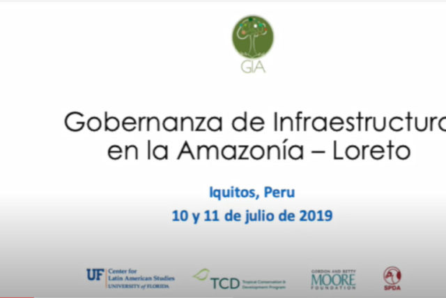 Taller del Proyecto GIA en Peru 2019